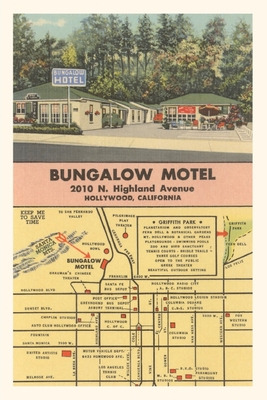 Libro Vintage Journal Bungalow Motel, Hollywood - Found I...