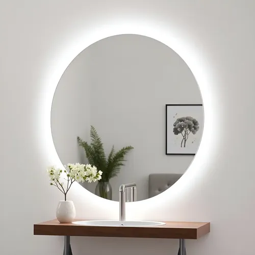 Espelho Redondo Led 60cm