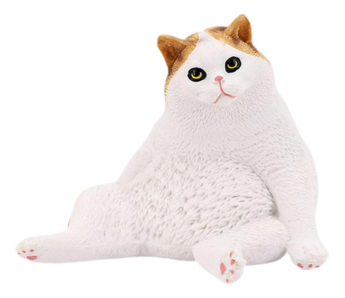 Simulación De Figuras De Gato De Shorthair Gatito Artesanal