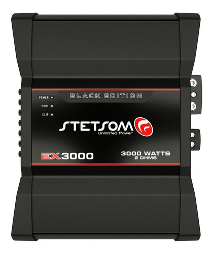 Módulo Amplificador Barra Stetsom Ex3000 2 Ohm Edición Negra Color Negro