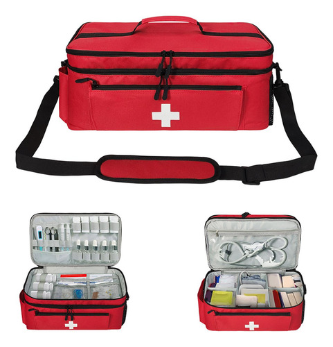 Bolsa De Primeros Auxilios Organizador De Botellas Kits De