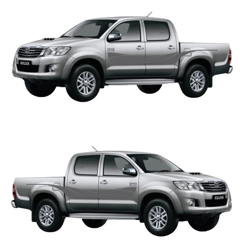 Calco Toyota Hilux Sr Srv 2009 - 2015 Juego 1 Color 