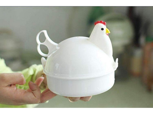 Pote Cozedor Cozinhar Ovo Microondas 4 Ovos Cozido Egg Cooke
