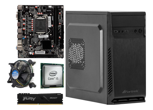 Pc Cpu Intel I5 6500  Placa H110 16gb Ddr4 500w  Ssd 240gb