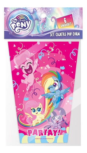 Set 6 Cajitas Popcorn My Little Pony