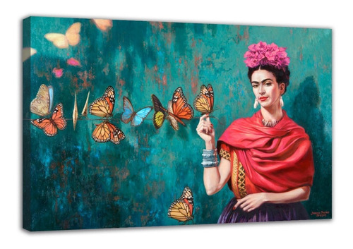 Cuadro Canvas Frida Kahlo Grande En Lienzo Artistico 100x140