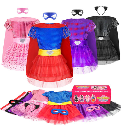 Vestidos De Princesa Para Niñas, Baúl De Ropa, Disfraces De 