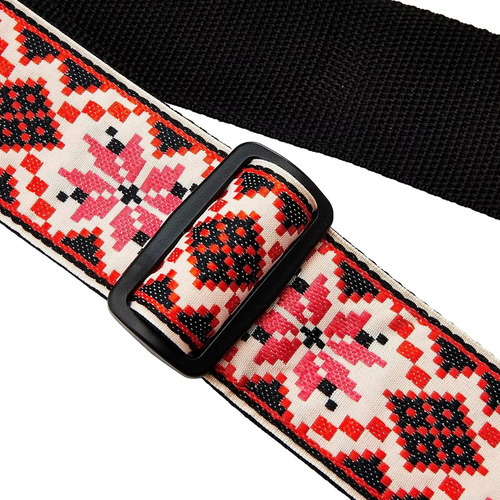 Ernie Ball Tahalí Jacquard 5337 Cinnamon Needlepoint Color Rosa Claro