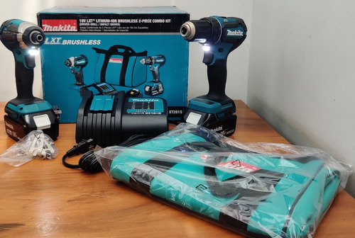 Juego Atornillador Y Taladro D Impacto Makita 18v 3 Ah Nuevo