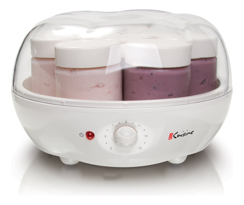 Euro Cuisine Ym100 Yogurtera automática  con Tarros D.