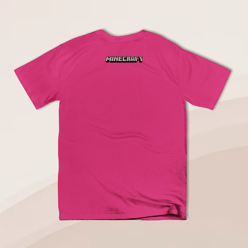 Playera Minecraft Cuadricula Steve Alex Creeper Infantil