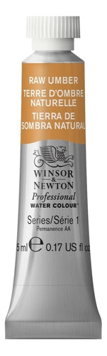 Tinta Aquarela Profissional Winsor 5ml 554 Raw Umber