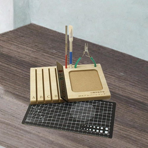 Modelo Piezas Estante Diy Manual De 5 Ranuras 12cmx22cm