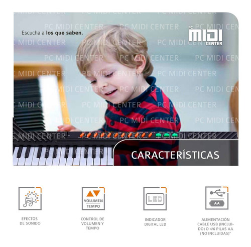 Organo Piano Teclado Musical Infantil Microfono Mq5468