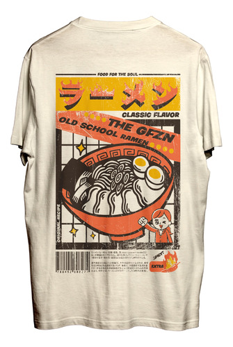 Remera Ramen Label 2 Estilo Japones Oriental Grafizona®