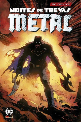 Batman: Noites de Trevas - Metal: DC Deluxe, de Snyder, Scott. Série DC Deluxe, vol. 1. Editora Panini Brasil LTDA, capa dura em português, 2021