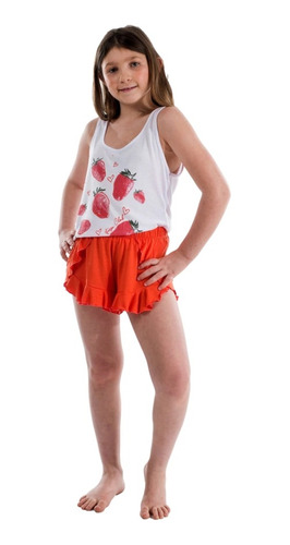 Pijama Nena Musculosa Y Short Vicky Mora Z801