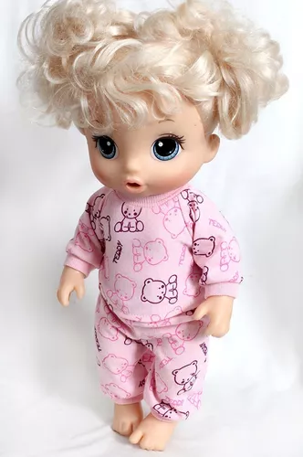 Roupinha Roupa P/ Boneca Baby Alive Pijama Malha