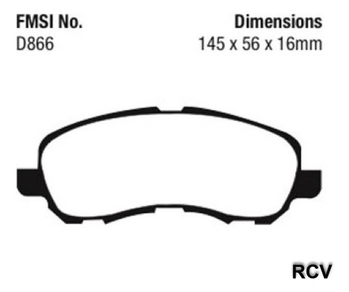 Balatas Disco  Delantera Para Chrysler Cirrus  L4 2010