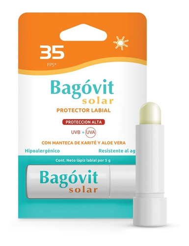 Bagóvit Protector Solar Labial Fps 35 Labios Sensibles Lápiz