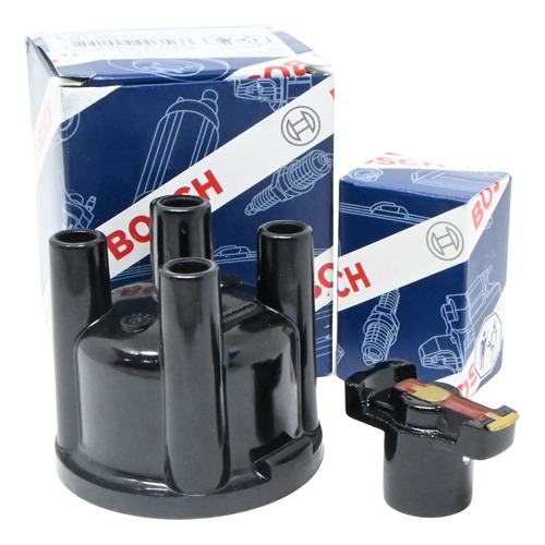 Kit Tampa + Rotor Distribuidor Fusca Kombi 2 Fios | Bosch