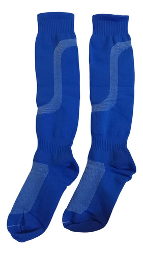 3 Piezas De Calceta De Futbol Para Niño Color Azul