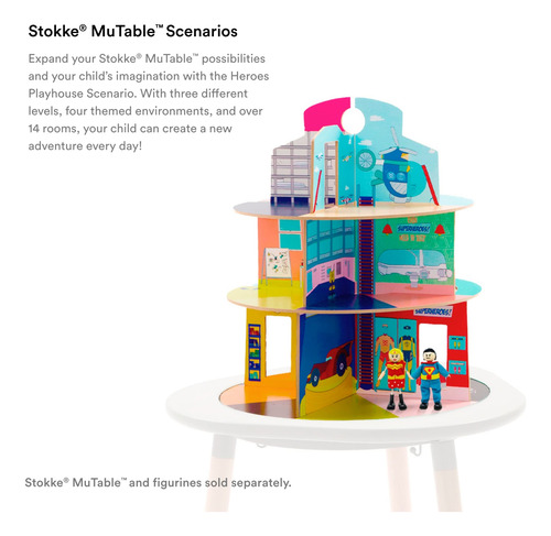 Stokke Mutable Heroes Playhouse - Incluye Cueva De