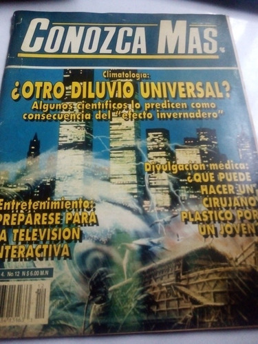 Imagen 1 de 5 de Revista Conozca Más Año 4 No. 12 Otro Diluvio Universal