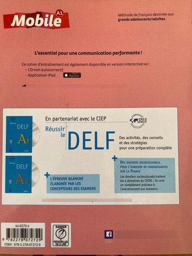 Mobile A1 Cahier Dentraînement