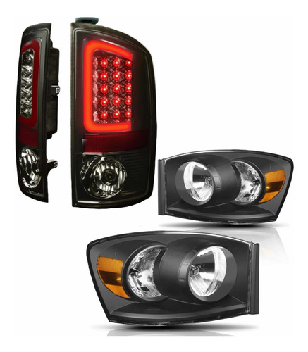 Kit Faros Y Calaveras Dodge Ram 2006 2007 2008 2009