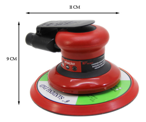 Lixadeira Orbital 6'' S/ Aspiração-para Pintura Automotiva