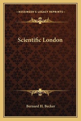 Libro Scientific London - Becker, Bernard H.
