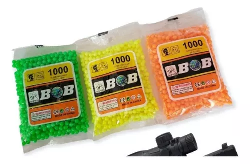 Balines de Plástico 6mm para Pistola de Juguete 1000 Unidades (Dorado) :  : Juguetes y Juegos