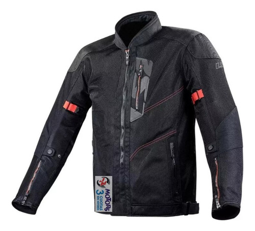 Jm Núñez Campera Moto Ls2 Cordura Hombre Alba Verano Negra