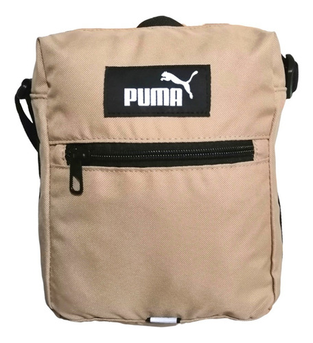 Bolsa Puma Evoess Portable Unisex Color Beige/negro 09034202