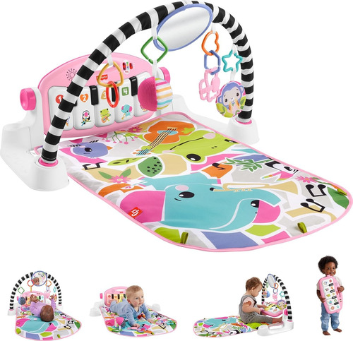 Gimnasio Piano Deluxe Niña Fisher Price Maracas + Envío Hoy