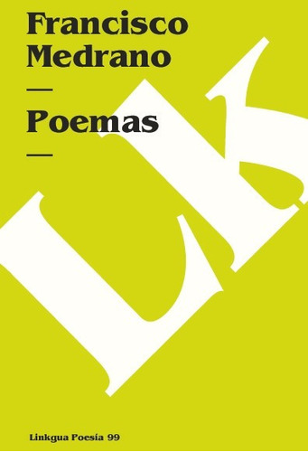 Libro Poemas - Francisco  Medrano