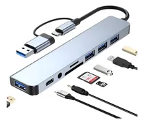 Comprar Adaptador 8 En 1 Usb C Hub Para Macbook Pro Air 4k