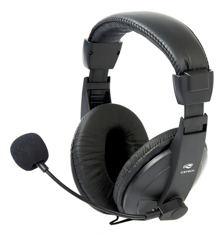 Fone De Ouvido Headset Com Microfone Voicer Comfort C3tech