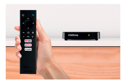 Imagem 4 de 4 de Tv Box Intelbras Izy Play Full Hd 8gb Preto