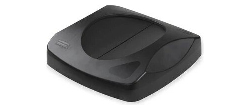 Tapa Cuadrada Para Contenedor Negro Rubbermaid