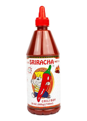 Salsa Sriracha Hot Chili Sauce Chiliboy China 740ml