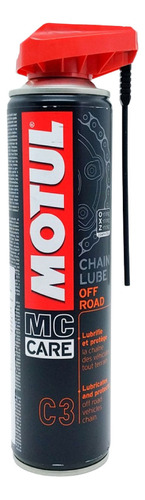 Motul C3 Chain Lube 400ml Spray Lubrif Corrente Off Road 