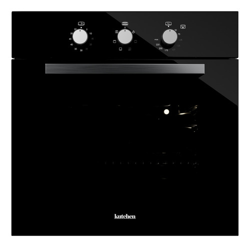 Horno Eléctrico Kutchen Khe606b Negro 60cm Grill/convección