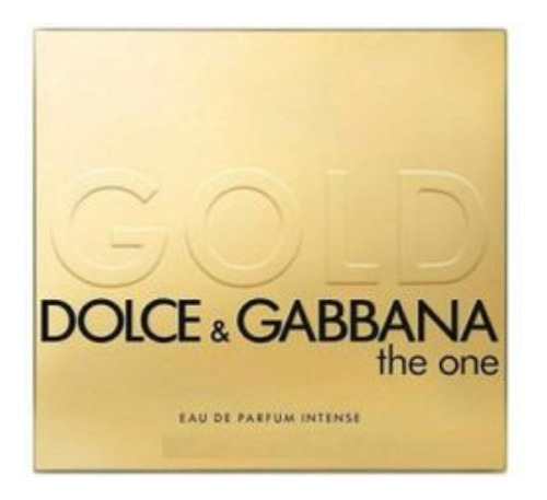 Dolce & Gabbana The One gold intense EDP para feminino