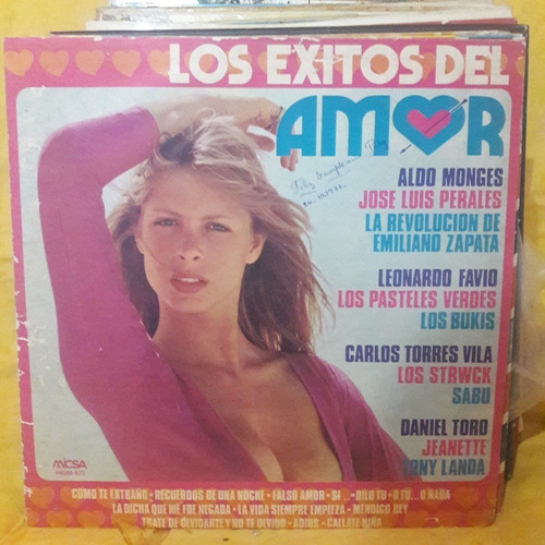 Vinilo Los Exitos Del Amor Strwck Jeanette Landa Sabu Cp1 