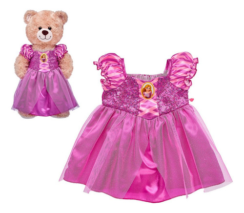 Vestido Rapunzel Lentejuelas Disney Build-a-bear