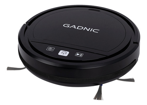 Aspiradora Robot Gadnic Z2000 Conexión 2 Modos De Limpieza Color Negro