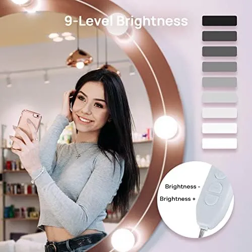 Luces Led De Tocador Para Espejo, Luces Estilo Hollywood Con