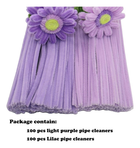 Limpiapipas Apedoixy Craft Bulk De 200 Piezas, 2 Surtidos, C